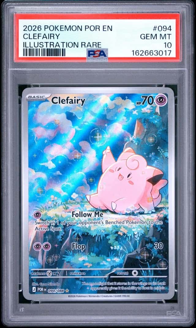 2026 POKEMON POR EN-PERFECT ORDER ILLUSTRATION RARE #094 CLEFAIRY PSA 10