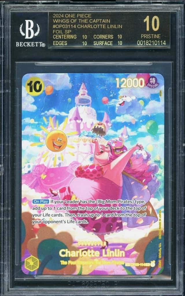 One Piece Charlotte Linlin 2024 Wings of the Captain FOIL SP BGS 10 BLACK LABEL