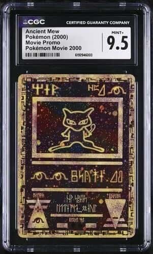 CGC 9.5 Ancient Mew Movie Promo #1 Vintage Pokemon Card