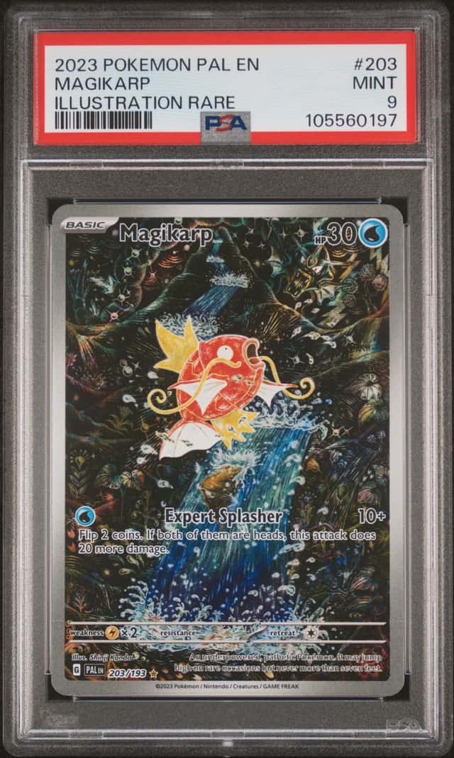 2023 Pokemon Paldea Evolved Magikarp IR PSA 9
