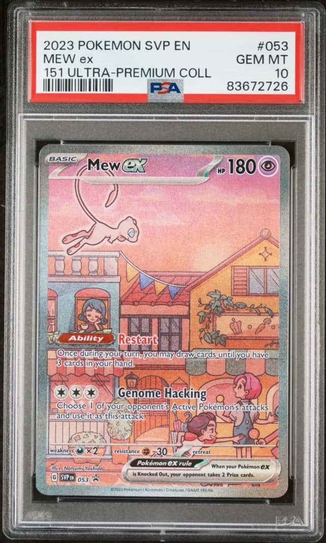 Mew ex - Pokemon Scarlet & Violet 151 SVP promo 053 PSA 10