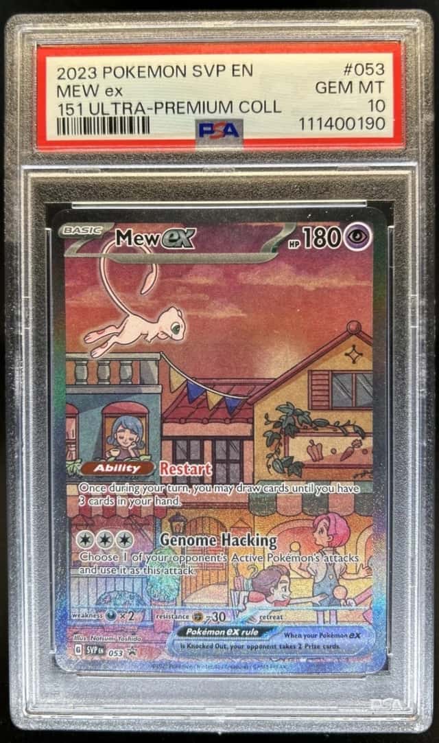 2023 Pokemon SV Black Star Promos Mew ex 2023 #053 PSA 10 GEM MINT