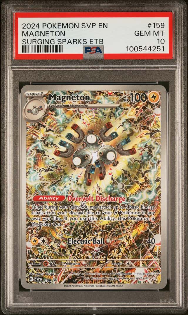 2023-25 Pokemon SV Black Star Promos Magneton 2024 #159 PSA 10 GEM MINT GEM MINT