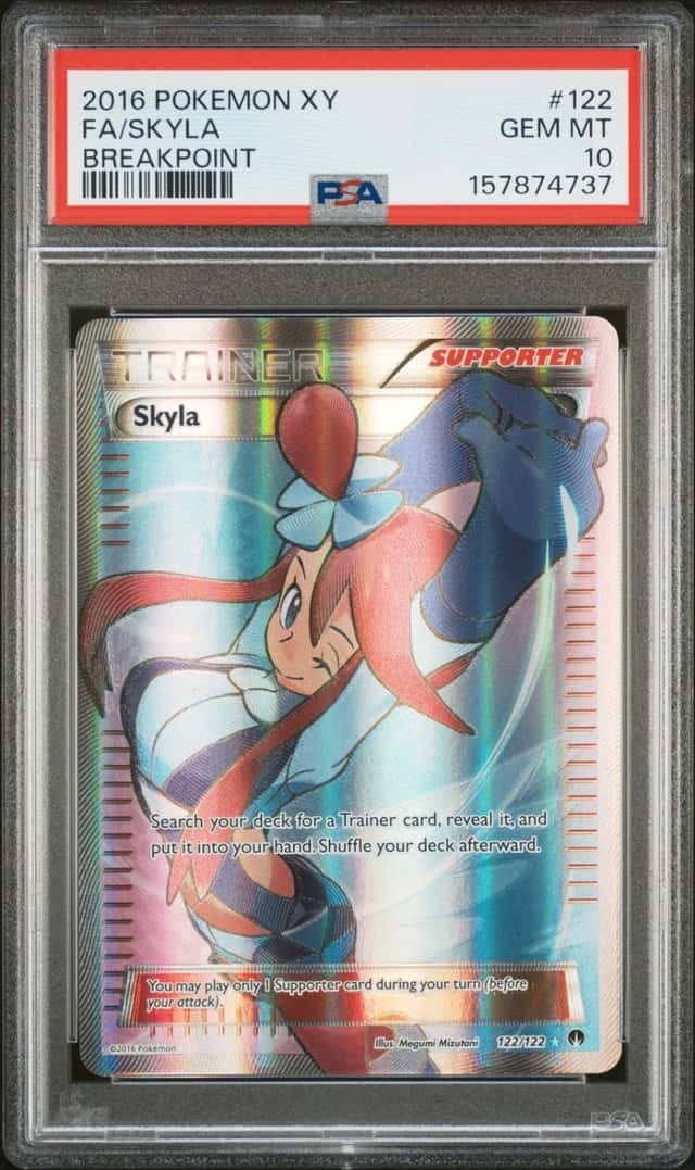 Pokemon Skyla XY Breakpoint Full Art 122/122 PSA 10 Gem Mint