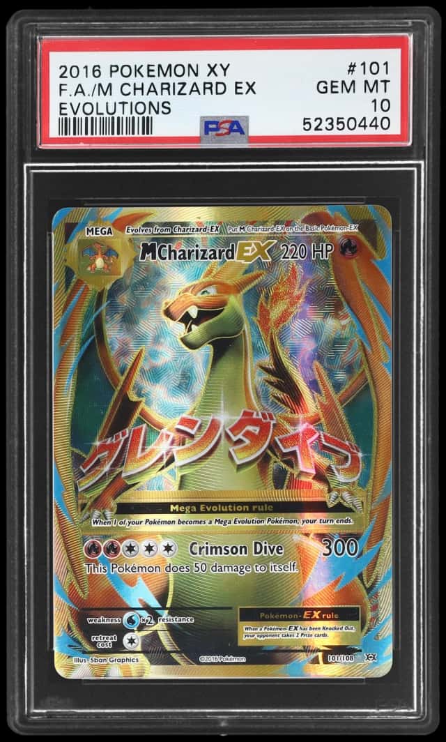 2016 Pokemon XY Evolutions M Charizard Ex #101