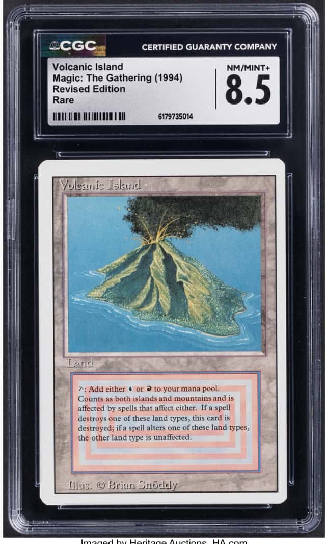 Magic: The Gathering Volcanic Island Revised Edition...