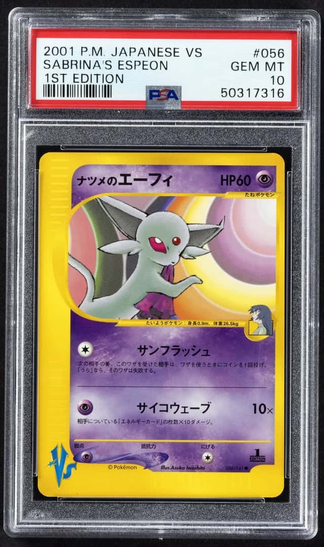 Pokémon Sabrina's Espeon 056 Japanese 1st Edition...