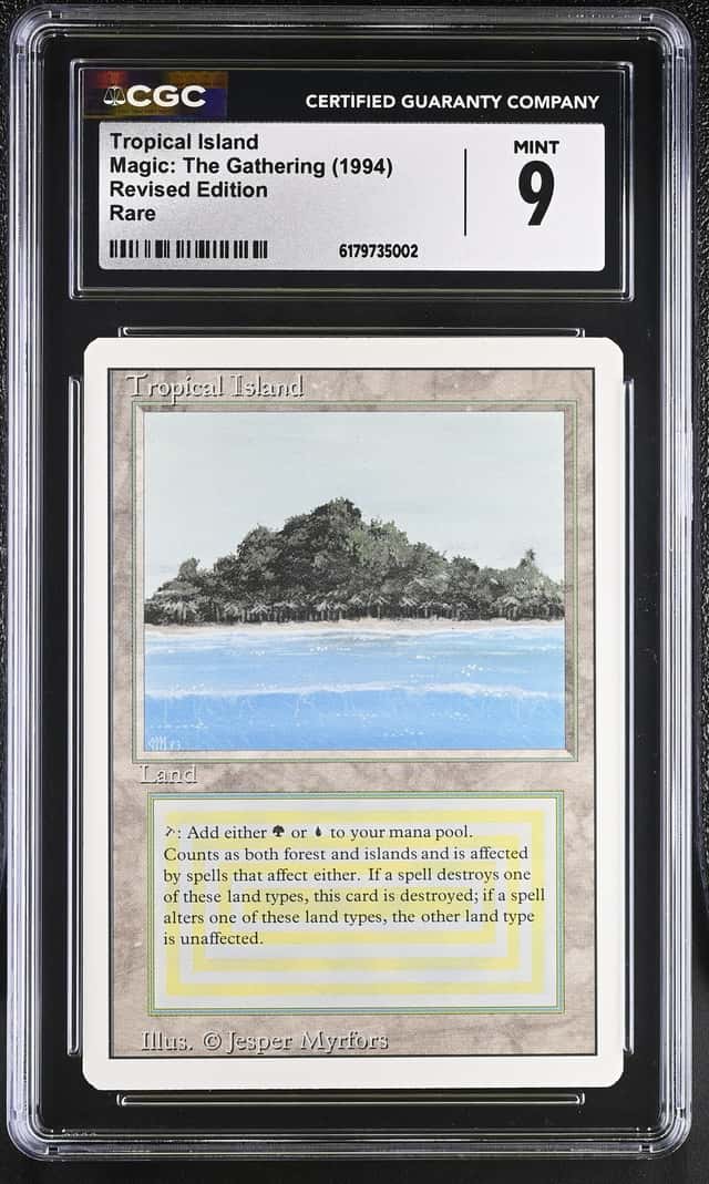 Magic: The Gathering Tropical Island Revised Edition...