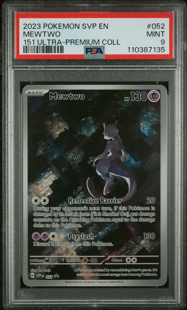2023 Pokemon Scarlet and Violet Black Star Promo 151 Ultra Premium Collection Mewtwo #052