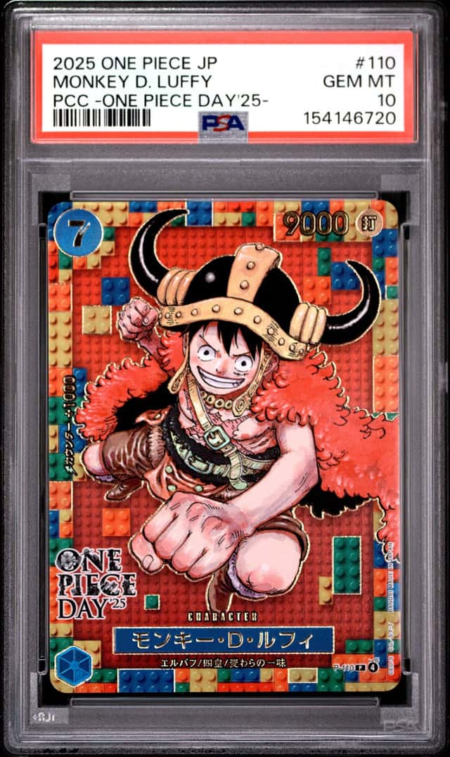 2025 One Piece Premium Collection Japanese One Piece Day Monkey D. Luffy #P110