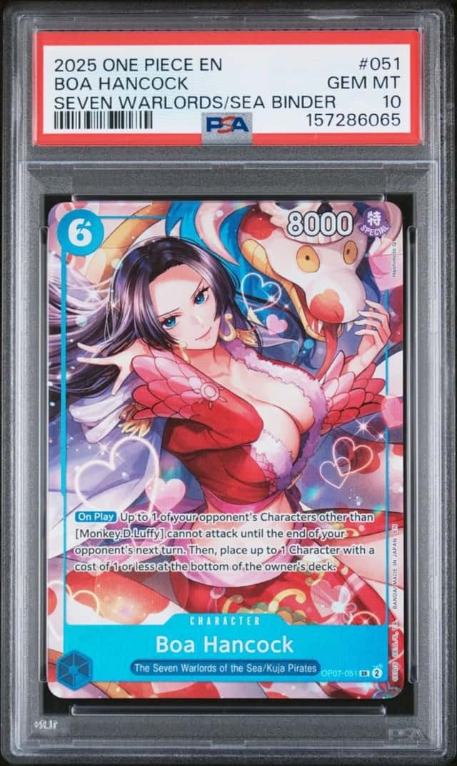 ONE PIECE BOA HANCOCK 2025 SEVEN WARLORDS #051 PSA 10