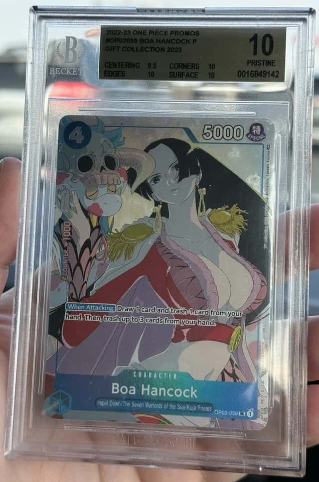 2022-23 Boa Hancock #OP02-059 Gift Collection BGS 10 One Piece Card