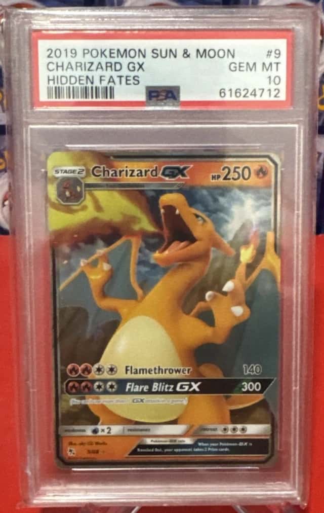 Pokemon TCG Hidden Fates Charizard GX #9/68 Holo PSA 10 GEM MT English 2019