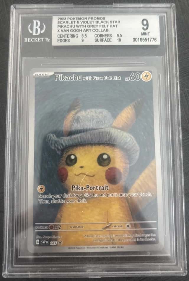 Pikachu/Grey Felt Hat