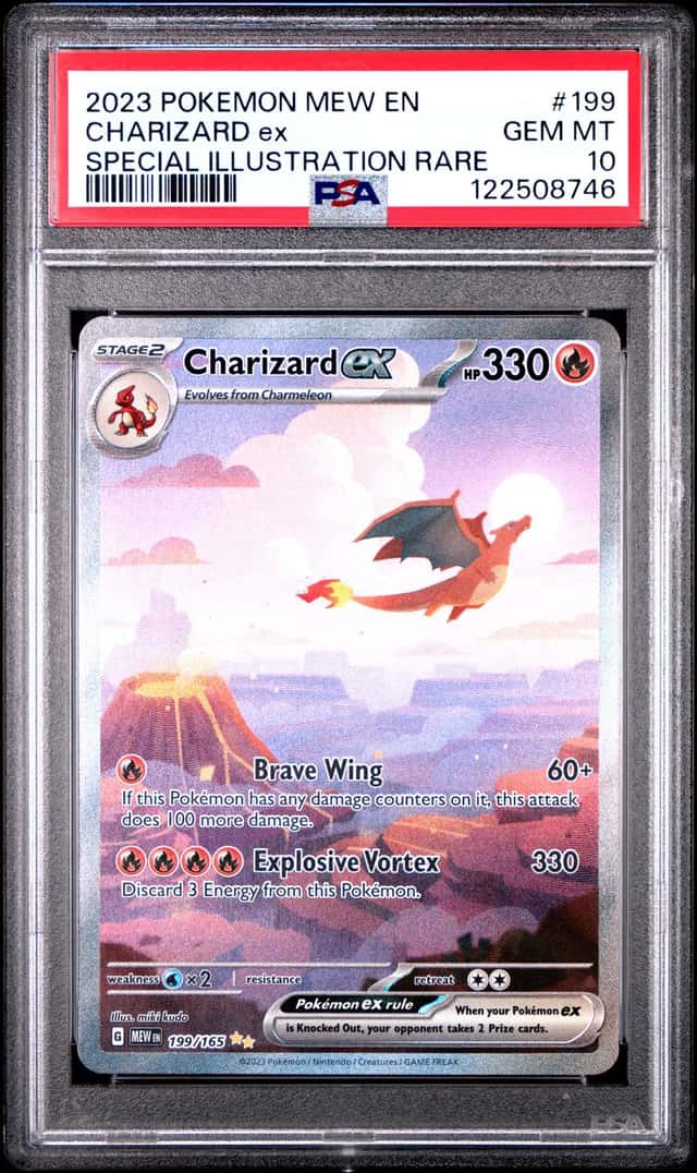 2023 Pokemon SV: Scarlet & Violet 151 Charizard ex PSA 10 #199/165 Special