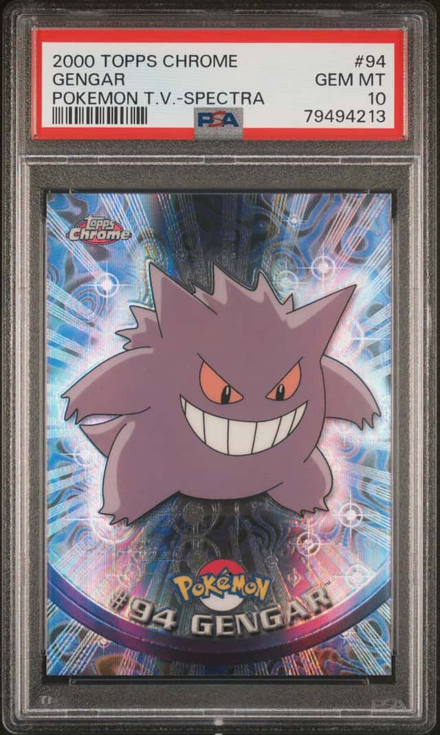 2000 Topps Chrome Pokemon T.V. Spectra Gengar PSA 10 #94