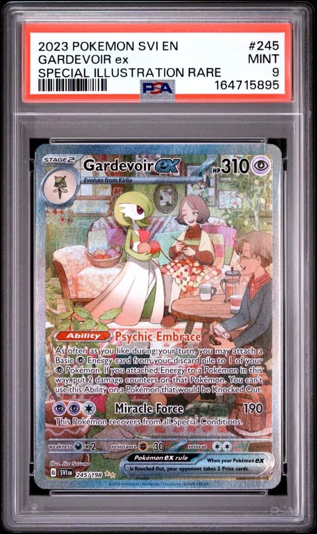 2023 POKEMON SCARLET & VIOLET SPECIAL ILLUSTRATION RARE GARDEVOIR EX PSA 9