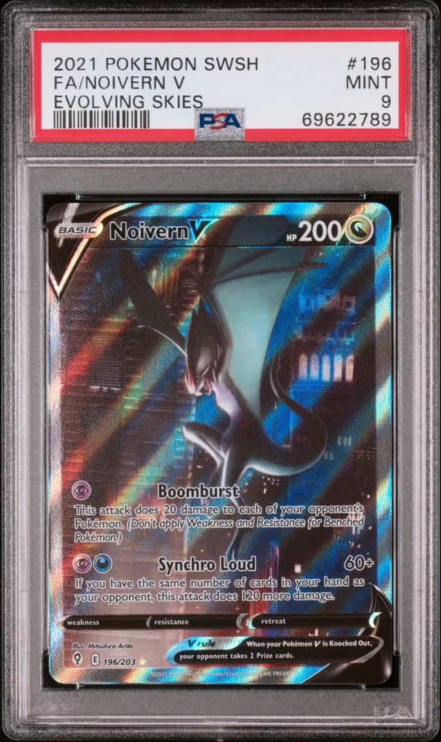 2021 Pokemon Sword and Shield Evolving Skies Noivern V #196