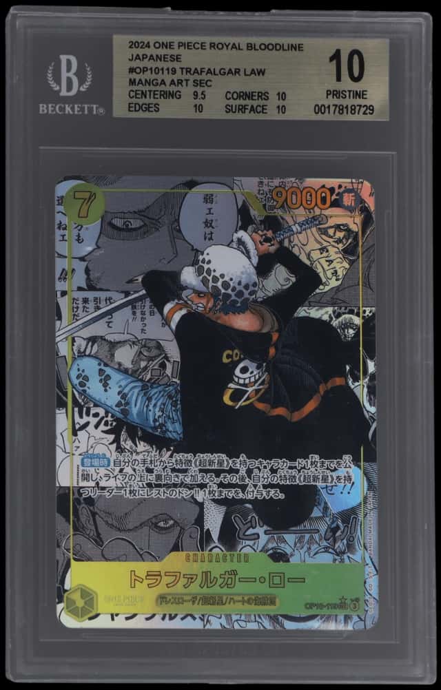 2024 One Piece Royal Blood Japanese Manga Alternate Art Trafalgar Law #OP10-119