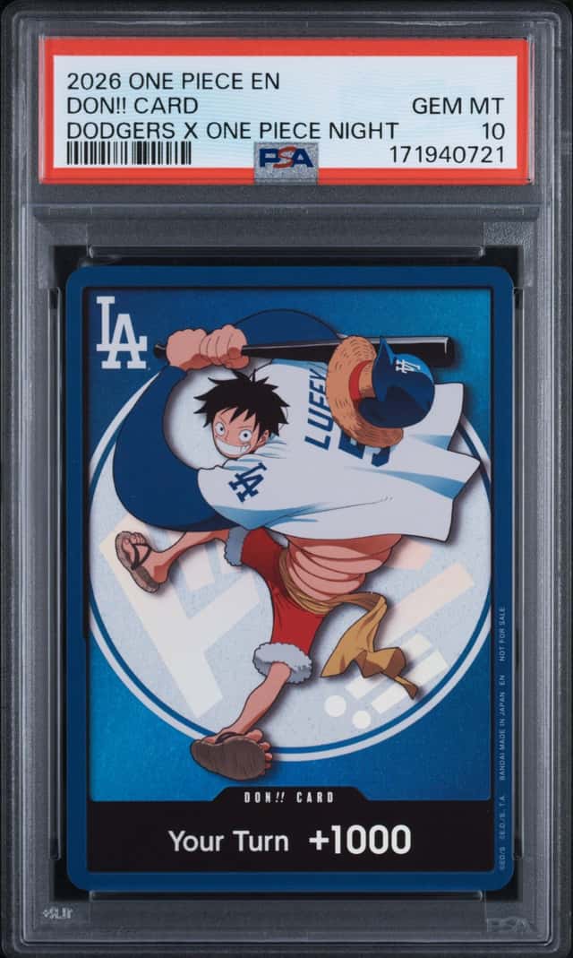 2026 One Piece Promo Dodgers X One Piece Night Don Card