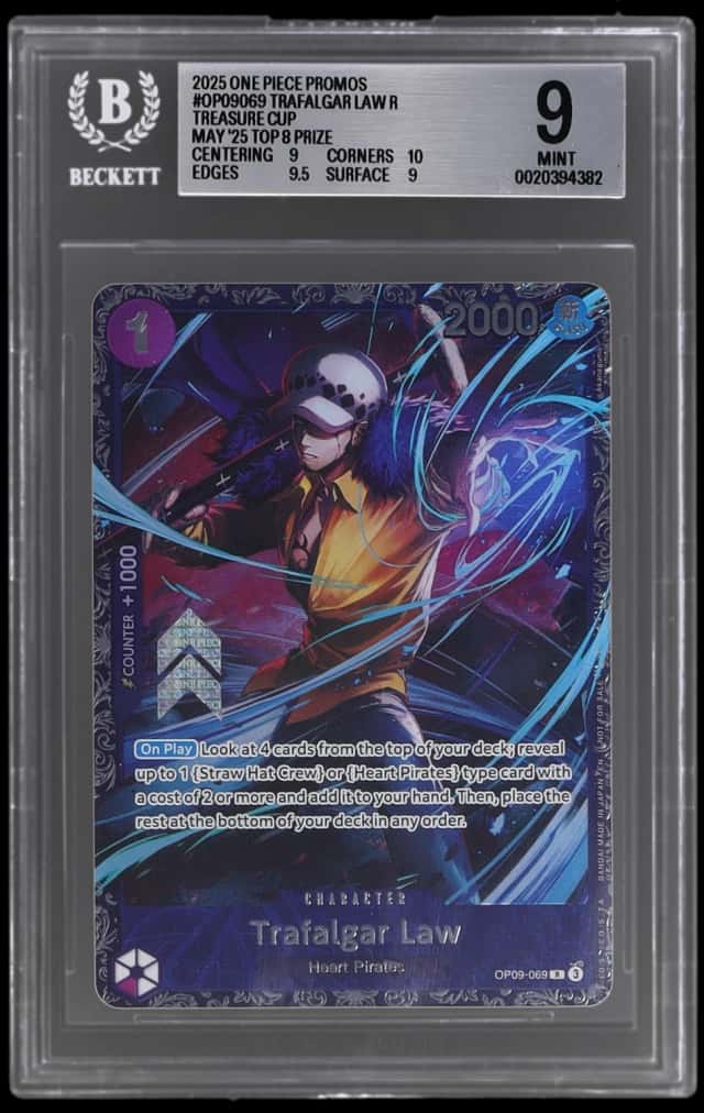 2025 One Piece Card Game Promos Treasure Cup Trafalgar Law #OP09069