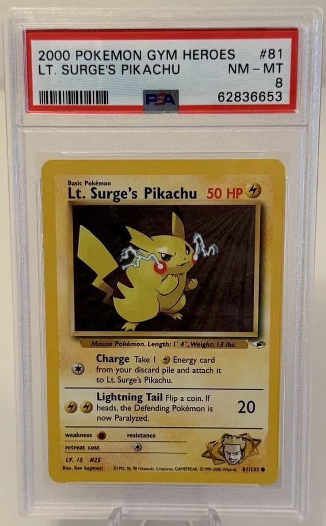 Lt. Surge's Pikachu