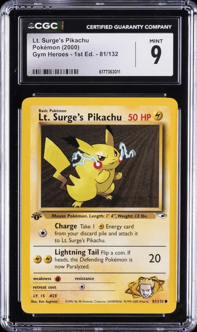 Lt. Surge's Pikachu