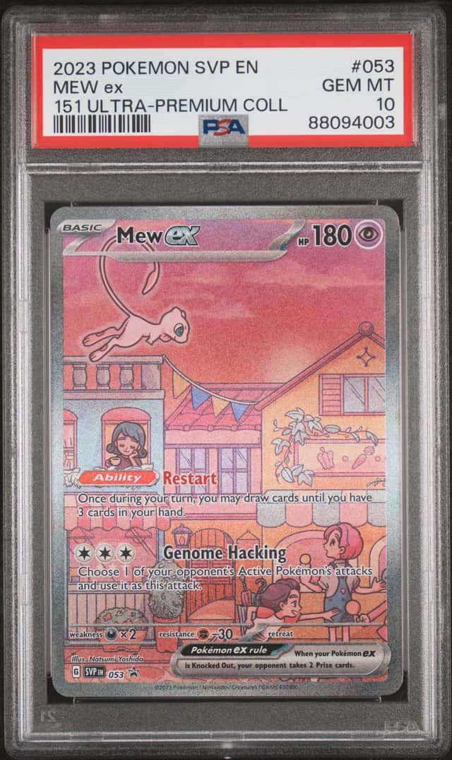 2023 POKEMON MEW ex 151 ULTRA-PREMIUM COLL SVP EN-SV BLACK STAR PROMO 053 PSA 10