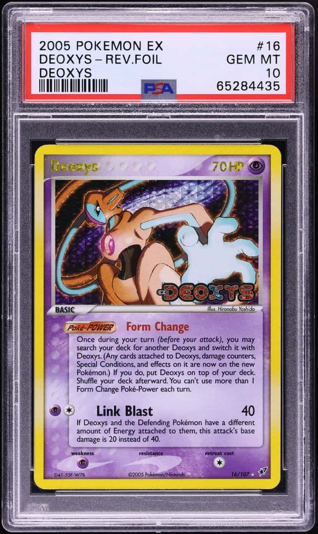 2005 Pokemon EX Deoxys Reverse Holo Deoxys #16 PSA 10 GEM MINT