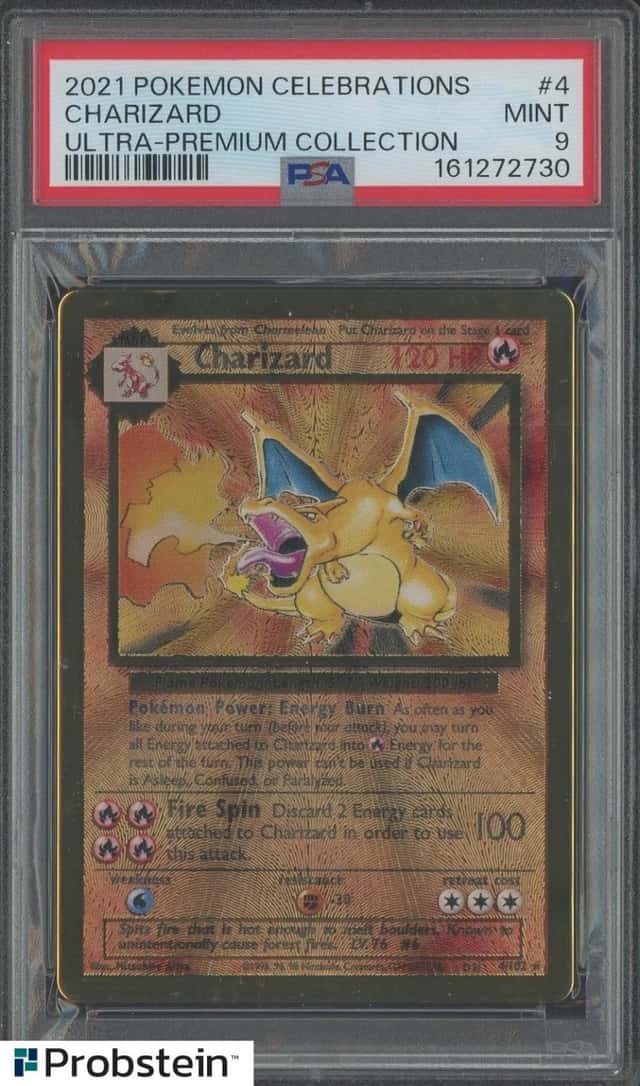 2021 Pokemon Celebrations Ultra Premium Collection UPC #4 Charizard PSA 9 MINT