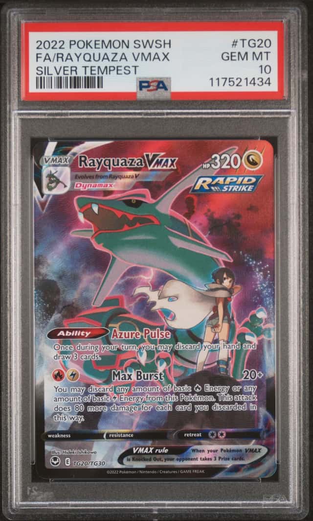 Pokémon TCG SWSH Rayquaza VMAX Ultra Rare TG20/TG30