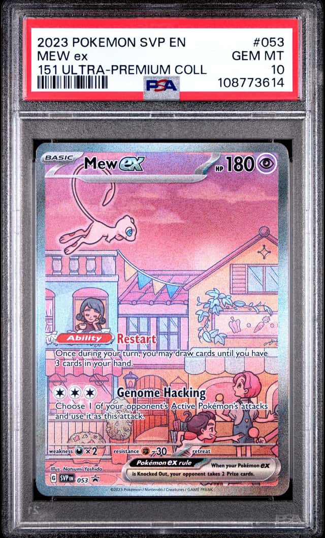 2023 Pokemon SVP 151 Ultra Premium Mew ex PSA 10 #053