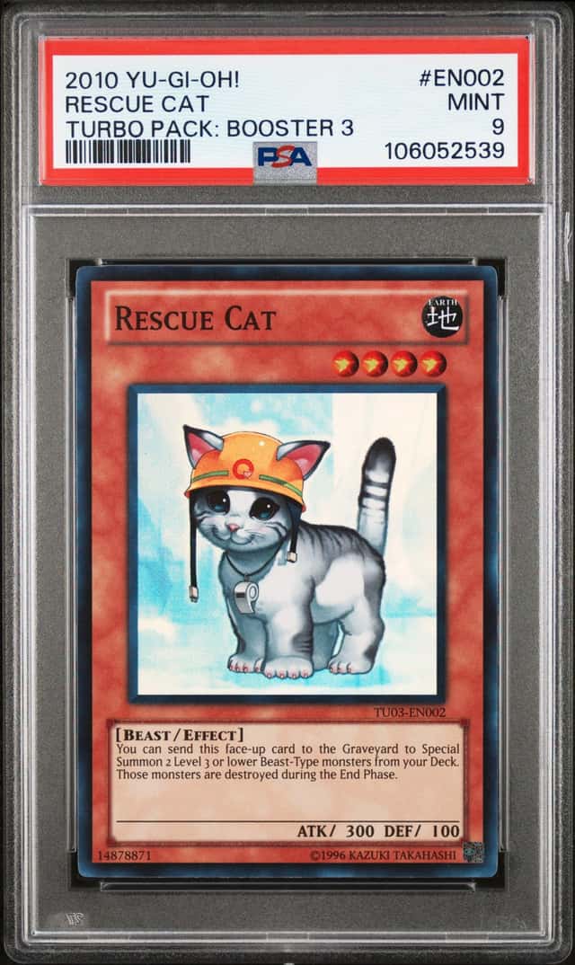 Rescue Cat TU03-EN002 Super Rare Promo Yugioh PSA 9 *539