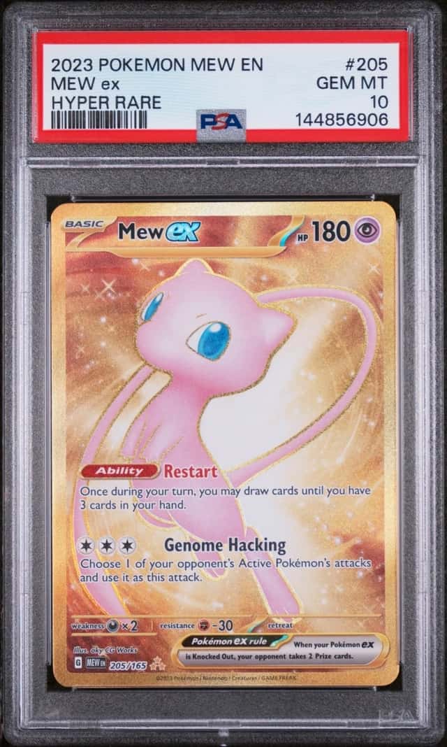 Pokemon Mew ex 151 205/165 Hyper Rare PSA 10 Gem Mint