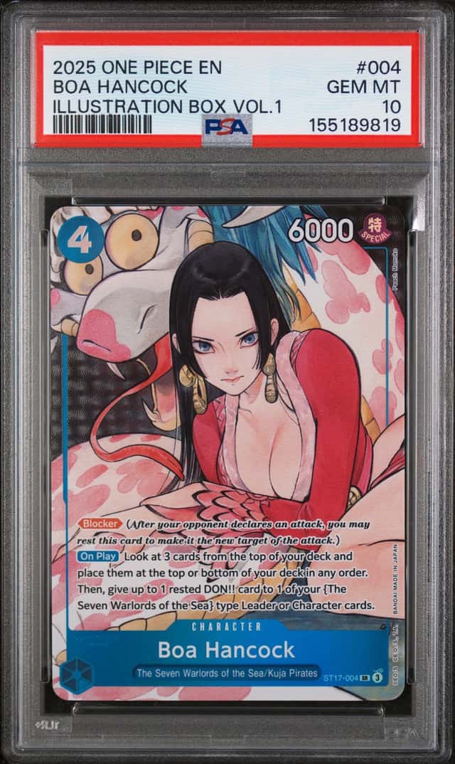 Boa Hancock (Illustration Box Vol.1) ST17-004 PSA 10🔥