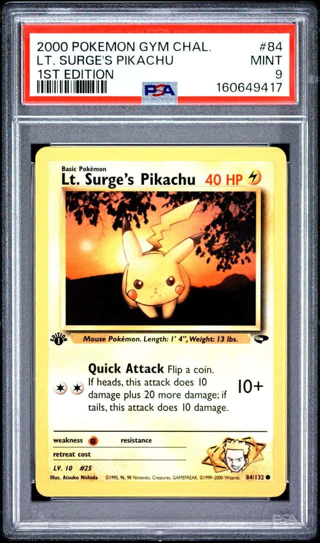 Lt. Surge's Pikachu