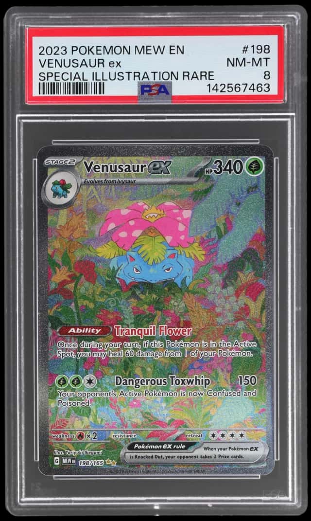 2023 Pokemon Mew Special Illustration Rare Venusaur Ex #198