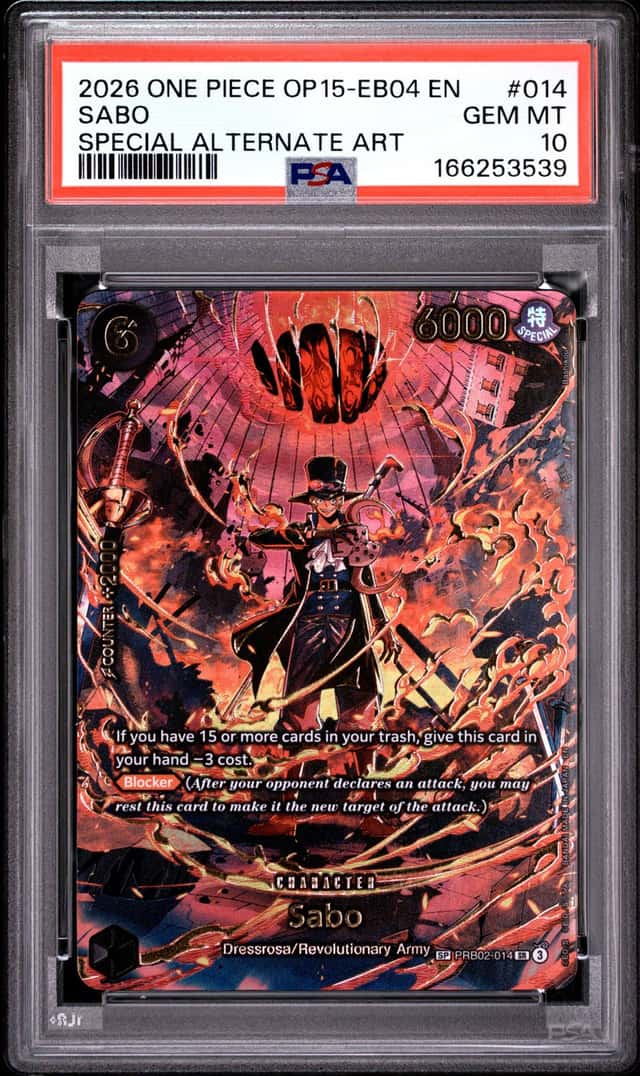2026 One Piece Adventure On Kami's Island Special Alternate Art Sabo #PRB02014