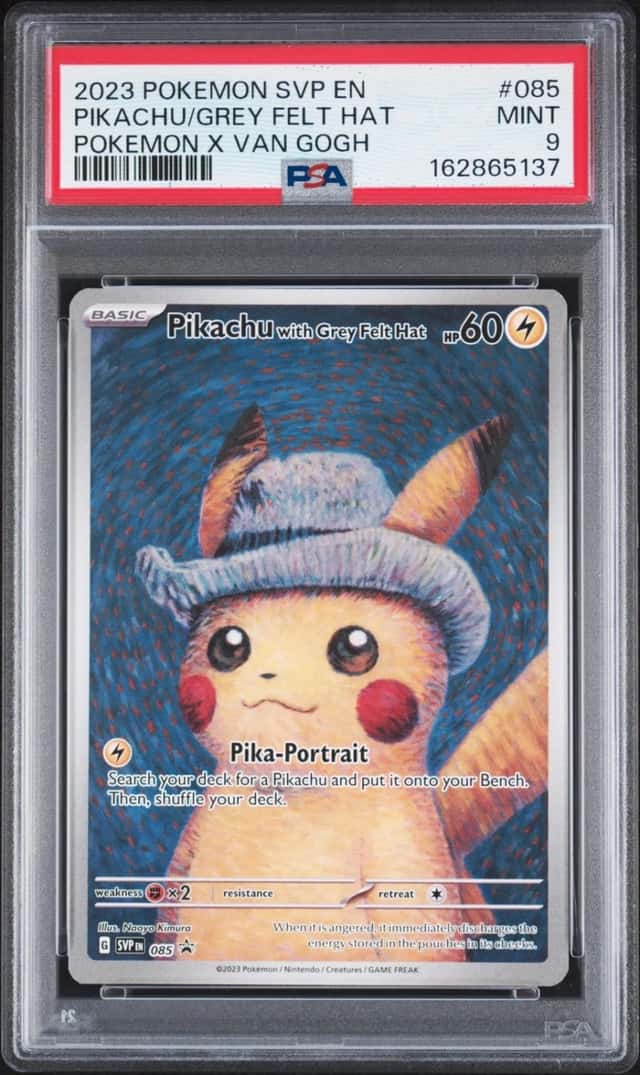 Pikachu/Grey Felt Hat