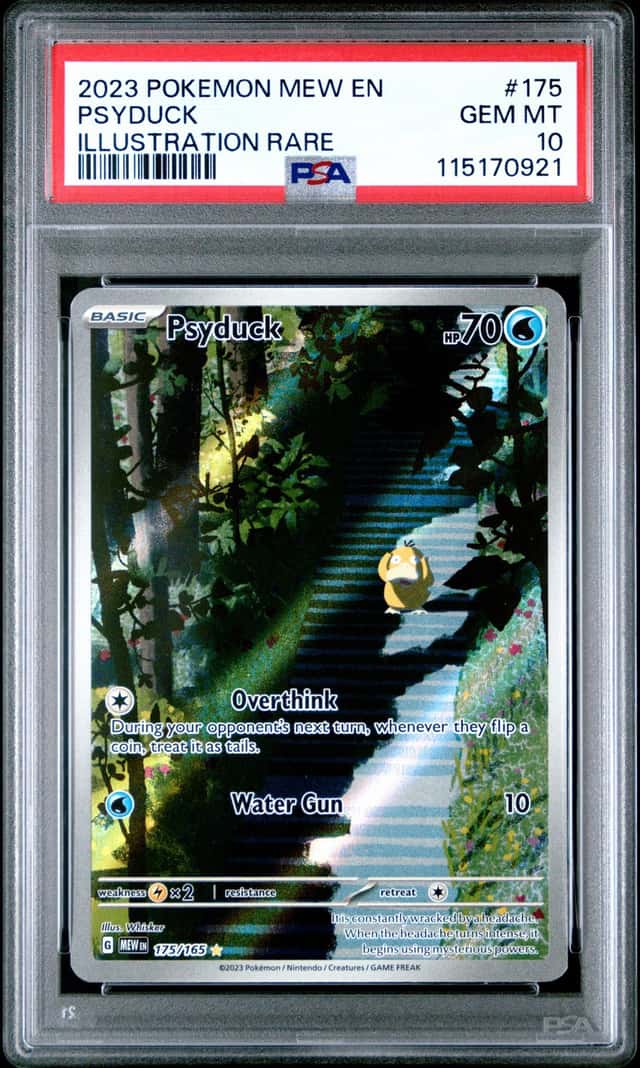 2023 Pokemon SV: Scarlet & Violet 151 Psyduck PSA 10 #175/165 Illustration Rare