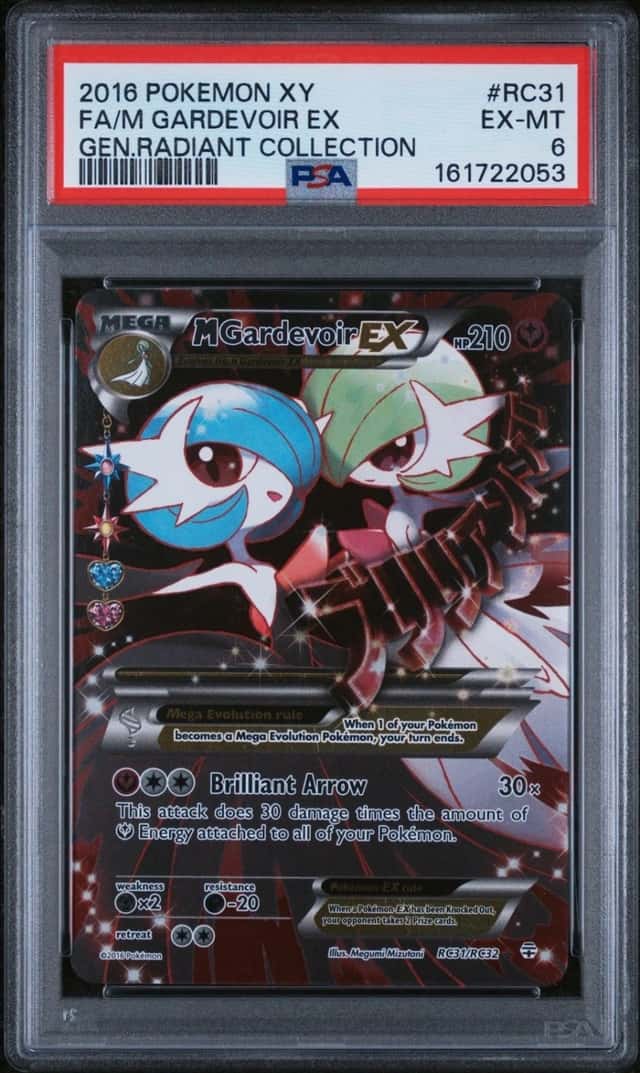 🔥2016 PSA 6 M Gardevoir EX RC31/RC32 Pokemon Generations: Radiant Collection🔥