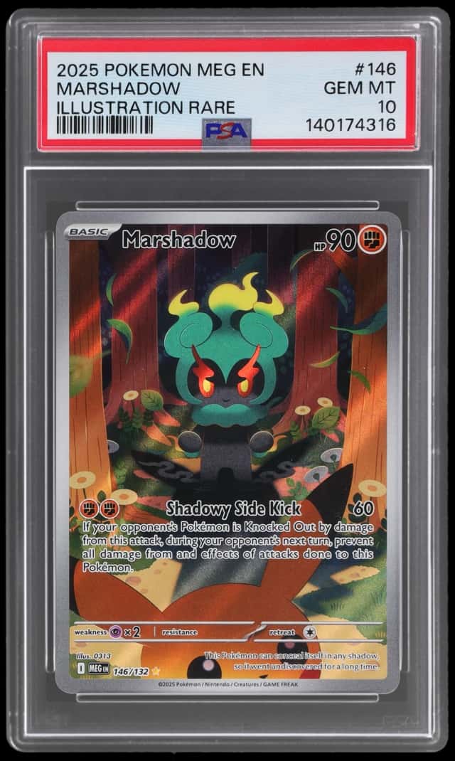 2025 Pokemon Mega Evolution Illustration Rare Marshadow #146