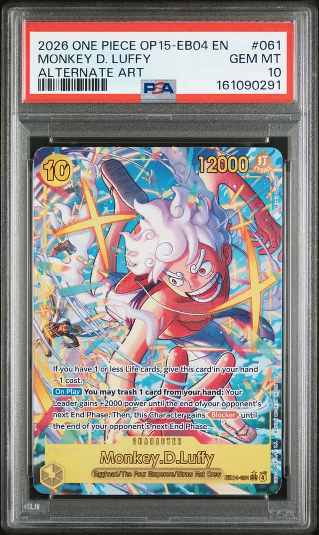 2026 One Piece Adventure On Kami's Island Alternate Art Monkey D. Luffy #EB04-061