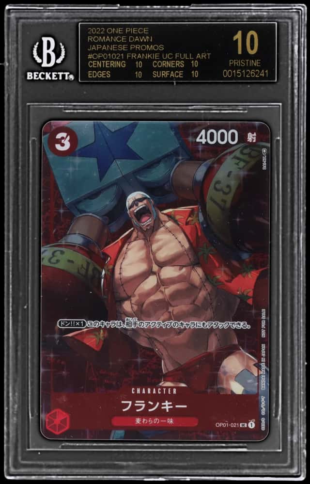2022 One Piece Romance Dawn Tournament Promo Japanese Franky #OP01021