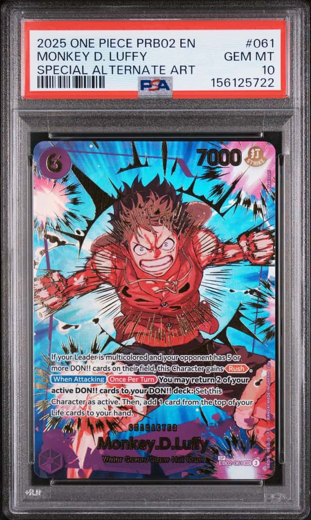 2025 One Piece the Best Premium Booster Volume 2 Special Alternate Art Monkey D. Luffy #EB02061