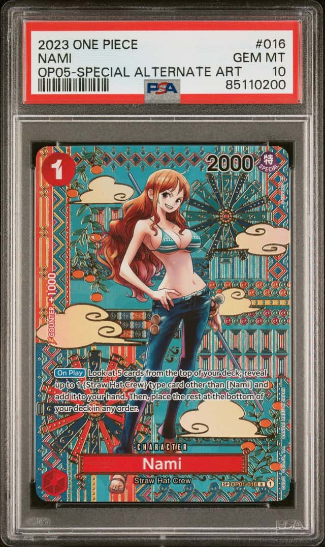 2023 One Piece Awakening of the New Era Special Alternate Art Nami #OP01016