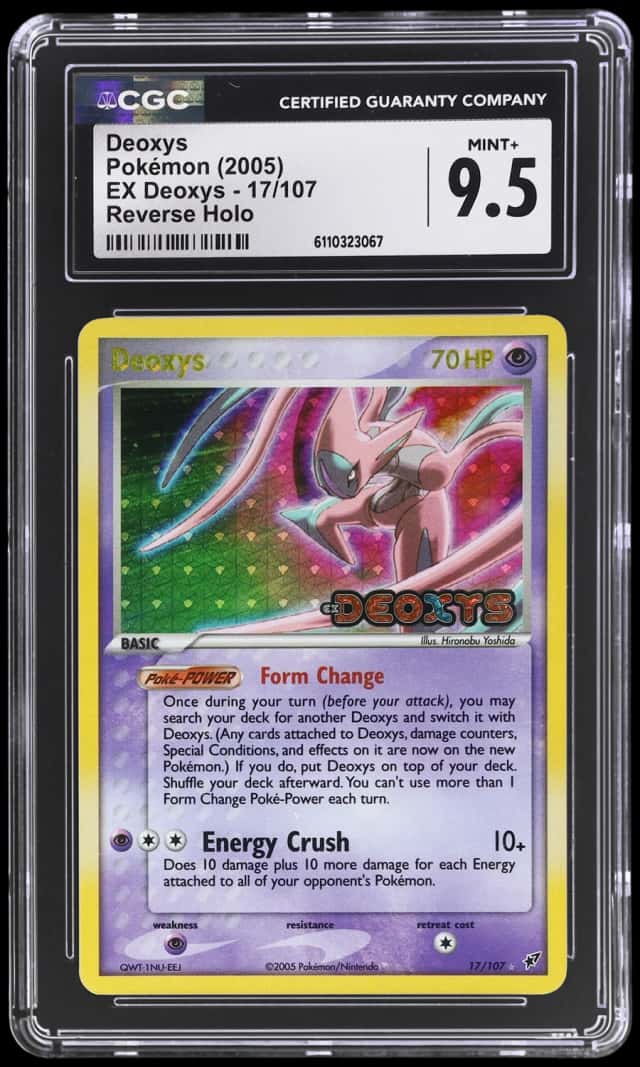 2005 Pokemon Ex Deoxys Reverse Foil Deoxys #17