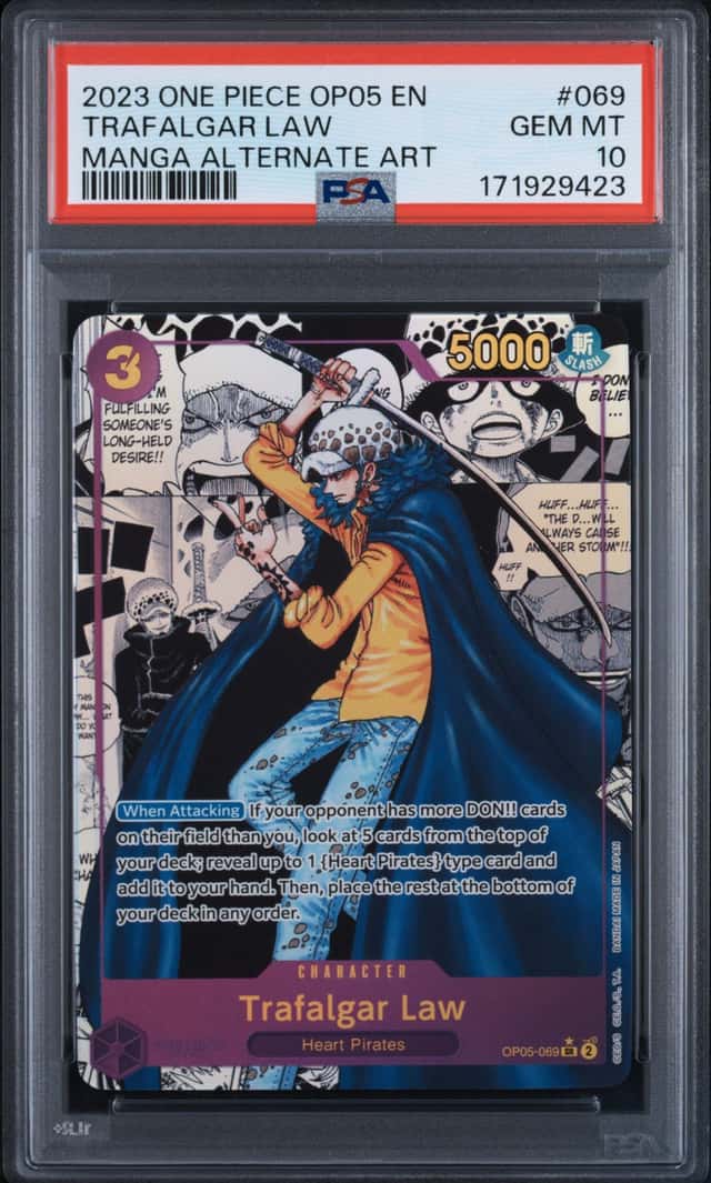 2023 One Piece Awakening of the New Era Manga Alternate Art Trafalgar Law #69