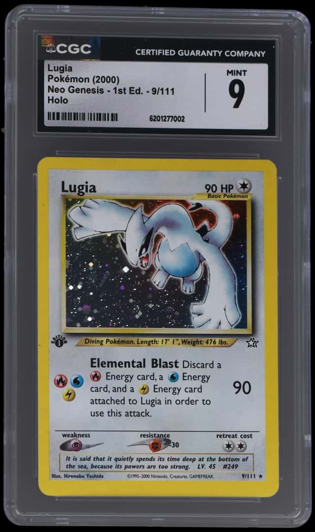 2000 Pokemon Neo Genesis 1st Edition Holo Lugia #9