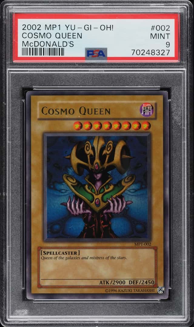 2002 Yu-Gi-Oh! McDonald's Cosmo Queen #MP1-002 PSA 9 MINT